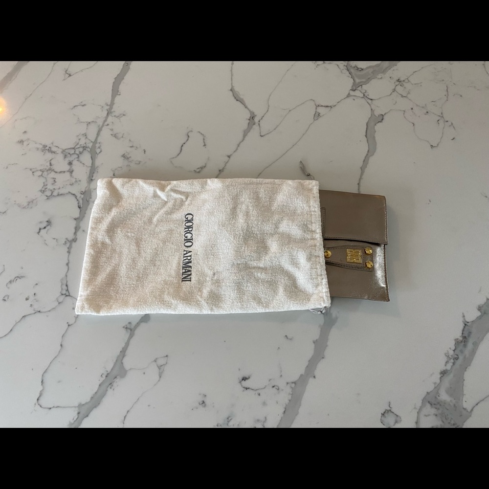 BCBGMaxAzria Metallic Shoulder Bag/Clutch - Picture 9 of 10